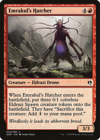 Emrakul's Hatcher [Duel Decks: Zendikar vs. Eldrazi] | Exor Games Summserside