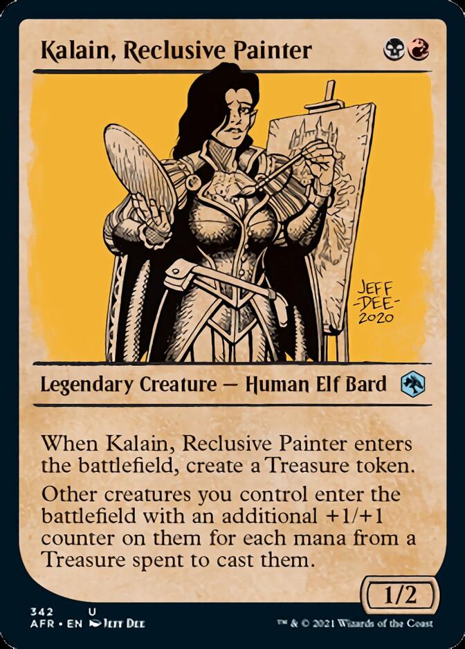 Kalain, Reclusive Painter (Showcase) [Dungeons & Dragons: Adventures in the Forgotten Realms] | Exor Games Summserside