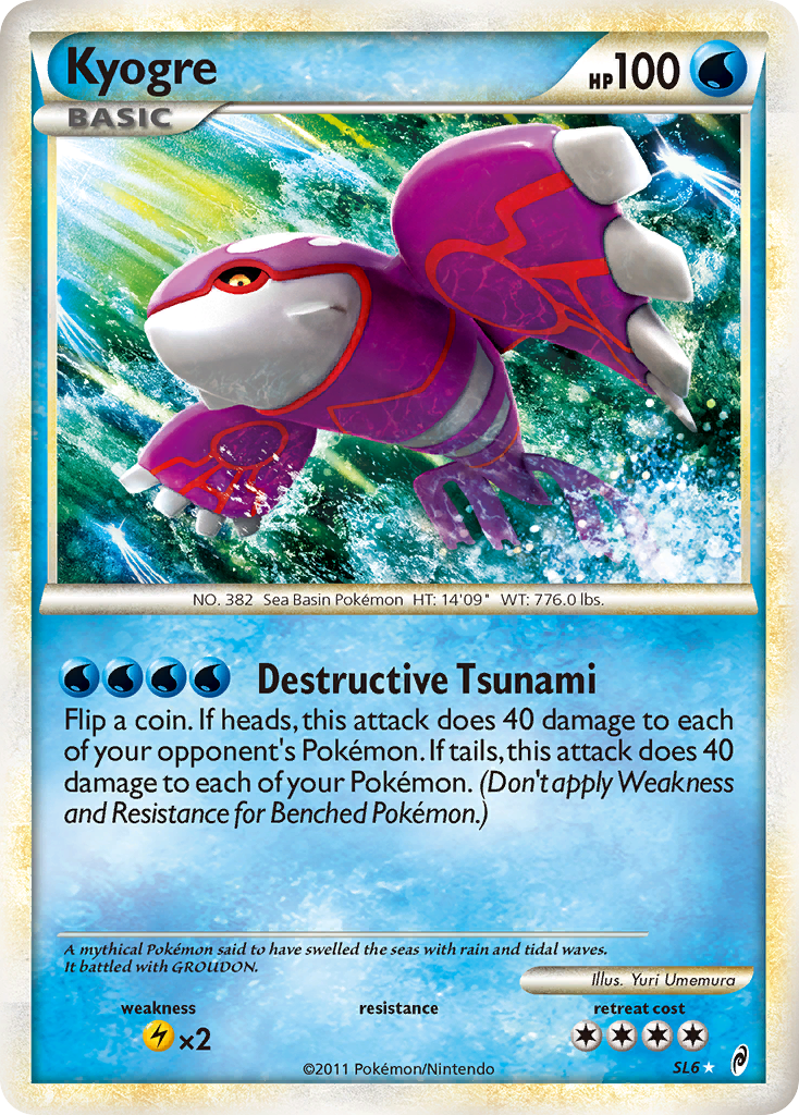 Kyogre (SL6) [HeartGold & SoulSilver: Call of Legends] | Exor Games Summserside