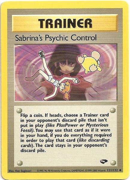 Sabrina's Psychic Control (121/132) [Gym Challenge Unlimited] | Exor Games Summserside