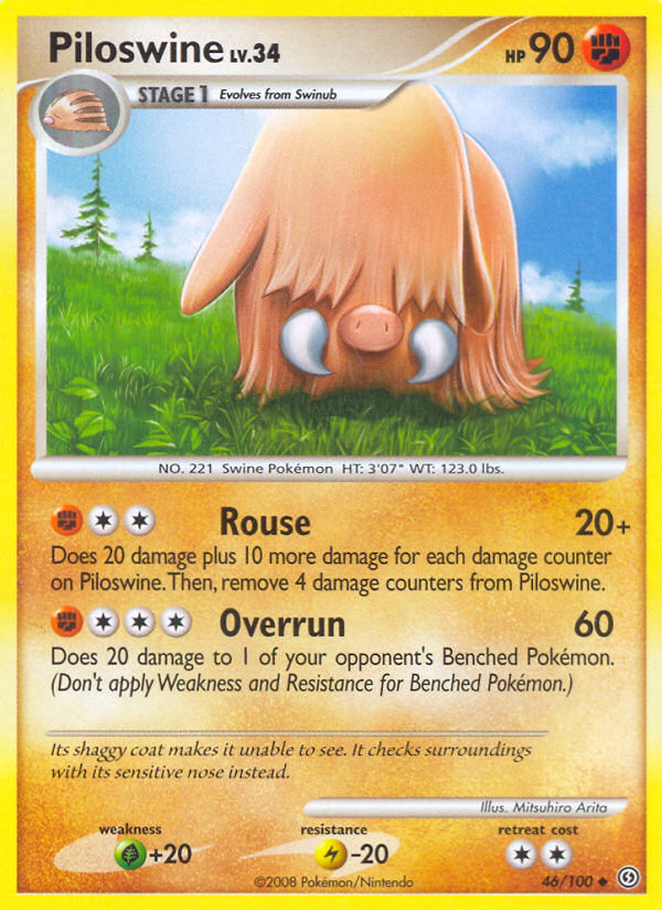 Piloswine (46/100) [Diamond & Pearl: Stormfront] | Exor Games Summserside