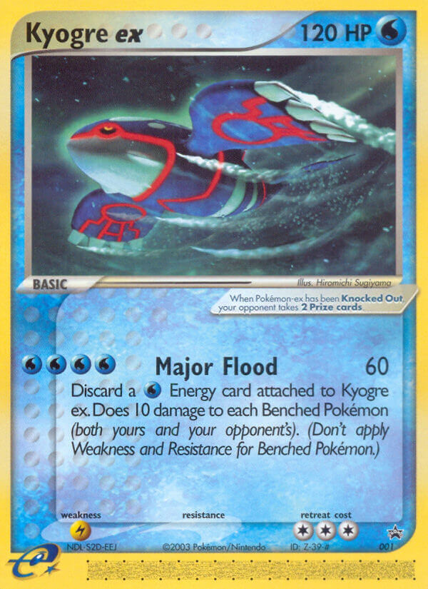 Kyogre ex (001) [Nintendo: Black Star Promos] | Exor Games Summserside