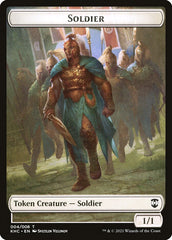 Bird (001) // Soldier Double-sided Token [Kaldheim Commander Tokens] | Exor Games Summserside