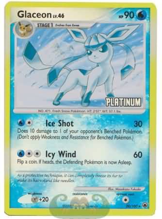 Glaceon (20/100) [Burger King Promos: 2009 Collection] | Exor Games Summserside