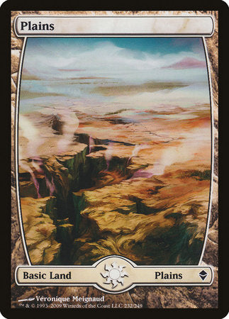 Plains (232) - Full Art [Zendikar] | Exor Games Summserside