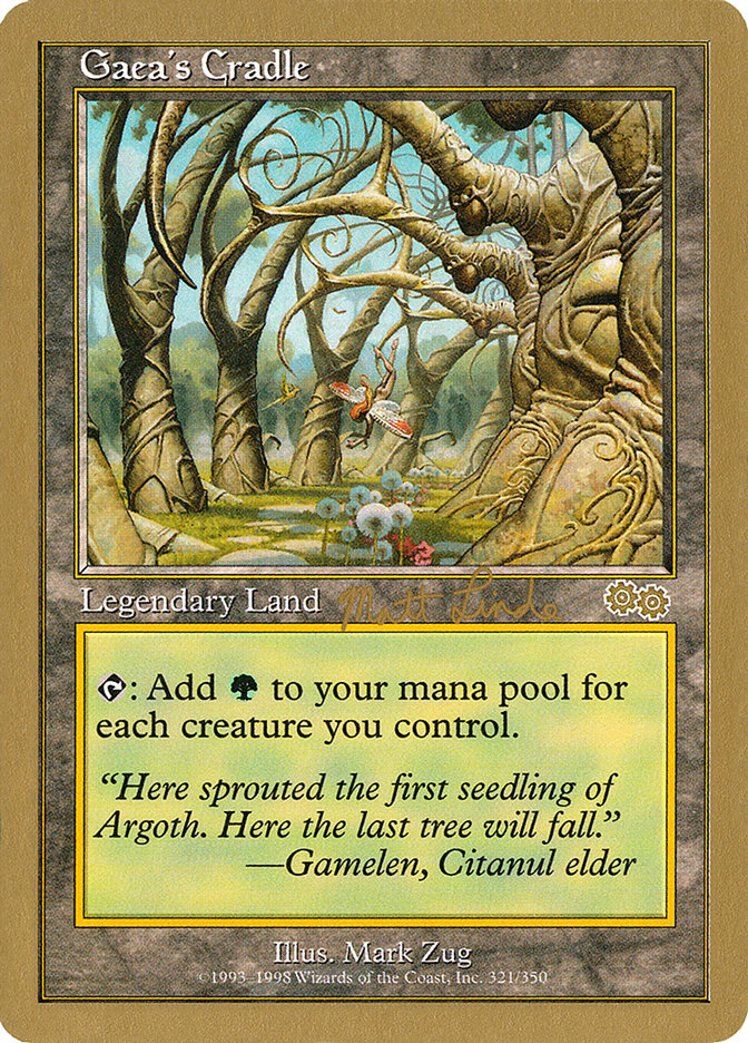 Gaea's Cradle (Matt Linde) [World Championship Decks 1999] | Exor Games Summserside