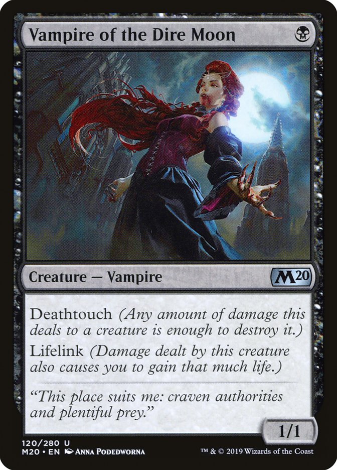 Vampire of the Dire Moon [Core Set 2020] | Exor Games Summserside