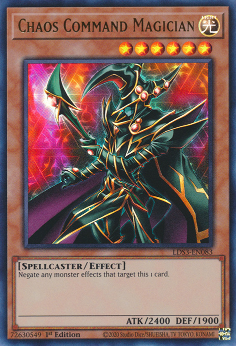 Chaos Command Magician [LDS3-EN083] Ultra Rare | Exor Games Summserside