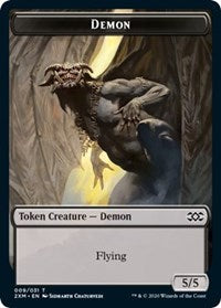 Demon // Marit Lage Double-sided Token [Double Masters Tokens] | Exor Games Summserside