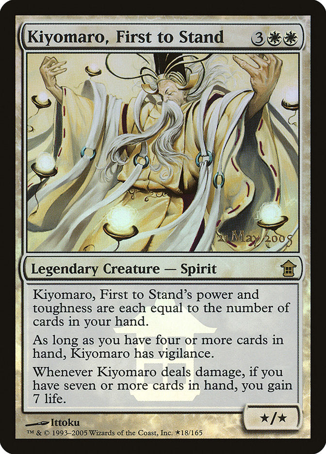 Kiyomaro, First to Stand [Saviors of Kamigawa Promos] | Exor Games Summserside