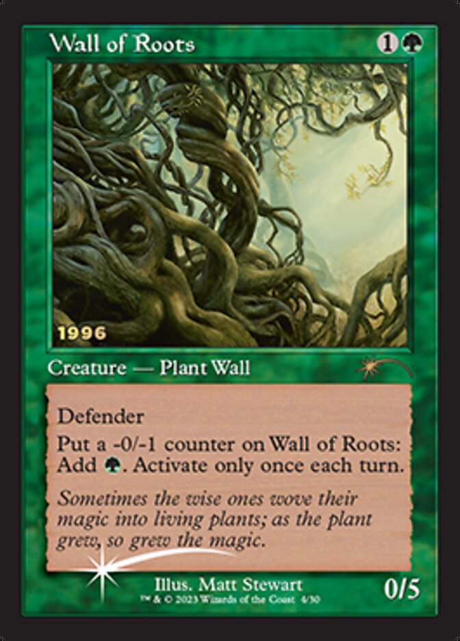 Wall of Roots [30th Anniversary Promos] | Exor Games Summserside