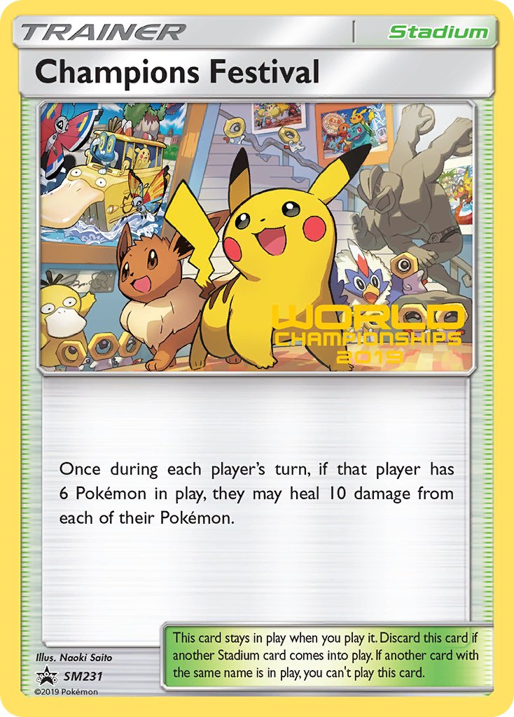 Champions Festival (SM231) (Quarter Finalist 2019) [Sun & Moon: Black Star Promos] | Exor Games Summserside