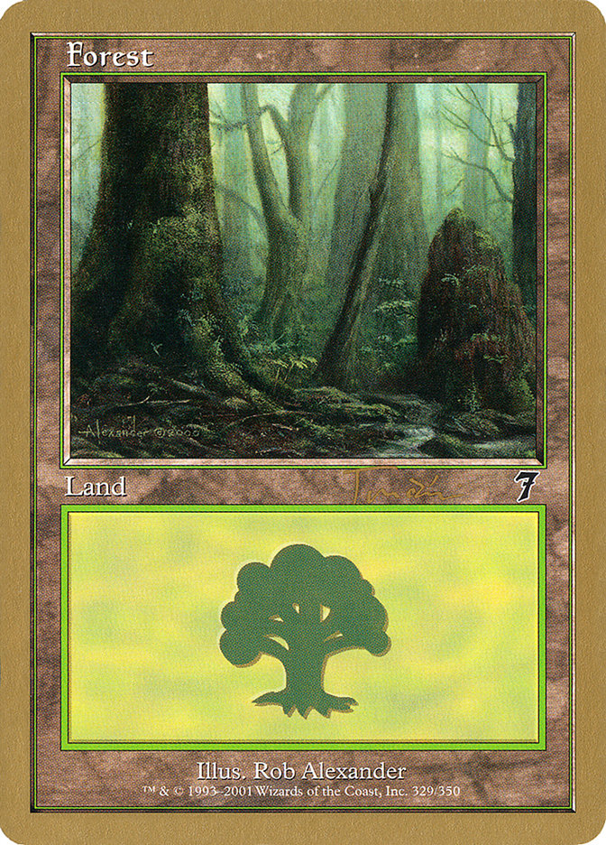 Forest (jt329) (Jan Tomcani) [World Championship Decks 2001] | Exor Games Summserside