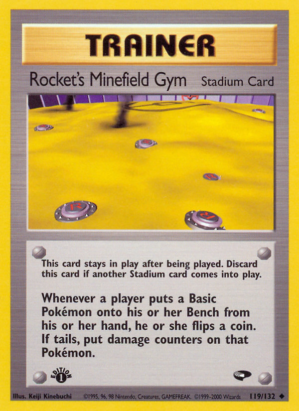 Rocket's Minefield Gym (119/132) [Gym Challenge 1st Edition] | Exor Games Summserside