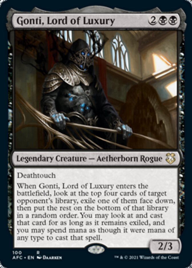 Gonti, Lord of Luxury [Dungeons & Dragons: Adventures in the Forgotten Realms Commander] | Exor Games Summserside