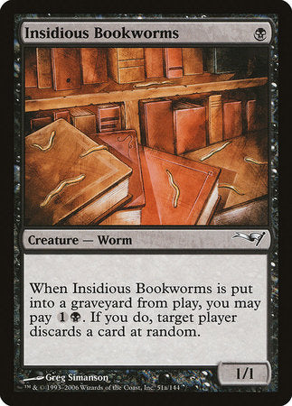 Insidious Bookworms (Version 2) [Coldsnap Theme Decks] | Exor Games Summserside