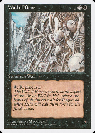 Wall of Bone [Fourth Edition] | Exor Games Summserside