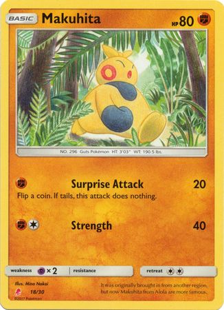 Makuhita (18/30) [Sun & Moon: Trainer Kit - Lycanroc] | Exor Games Summserside