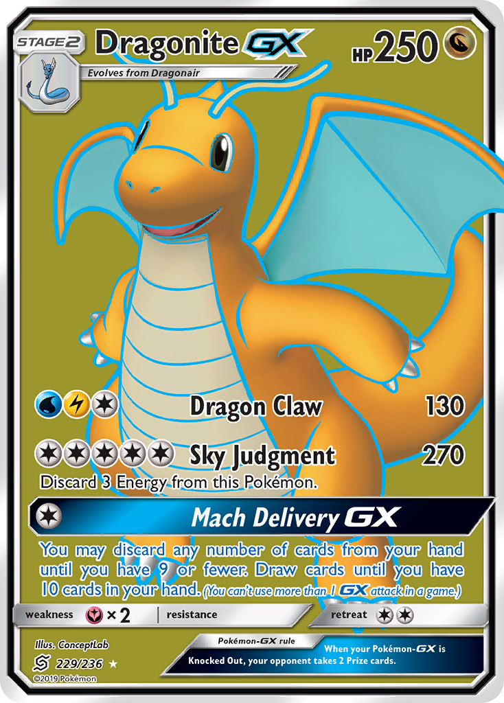 Dragonite GX (229/236) [Sun & Moon: Unified Minds] | Exor Games Summserside