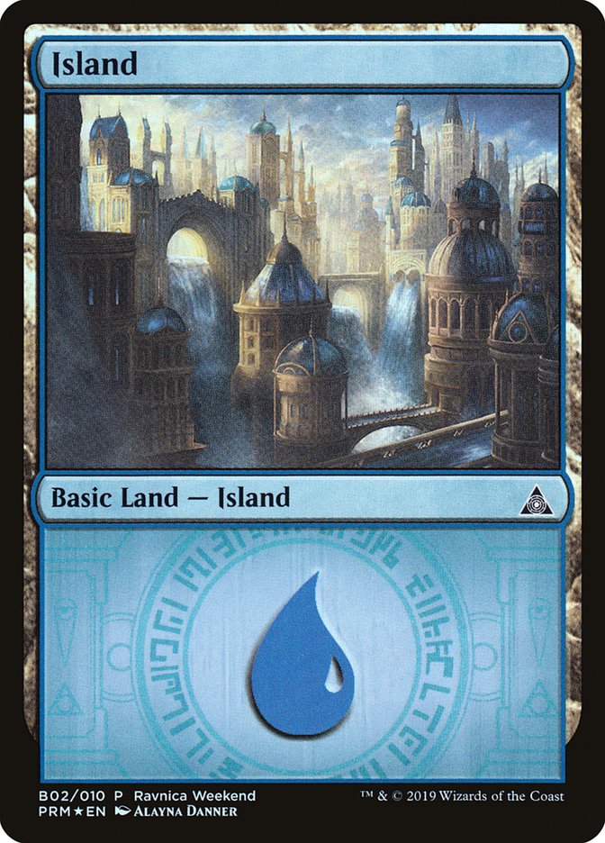 Island (B02) [Ravnica Allegiance Guild Kit] | Exor Games Summserside