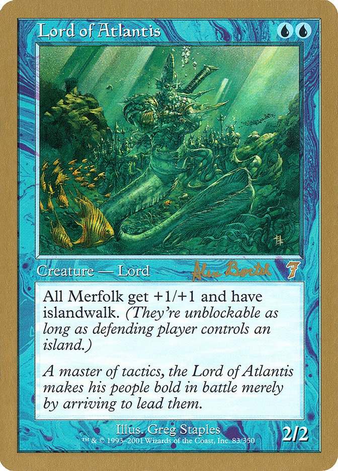 Lord of Atlantis (Alex Borteh) [World Championship Decks 2001] | Exor Games Summserside