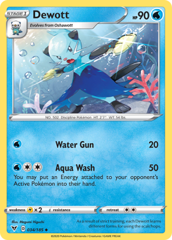 Dewott (034/185) [Sword & Shield: Vivid Voltage] | Exor Games Summserside