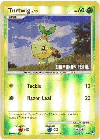 Turtwig (103/130) [Burger King Promos: 2008 Collection] | Exor Games Summserside