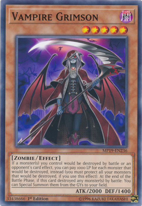 Vampire Grimson [MP19-EN236] Common | Exor Games Summserside