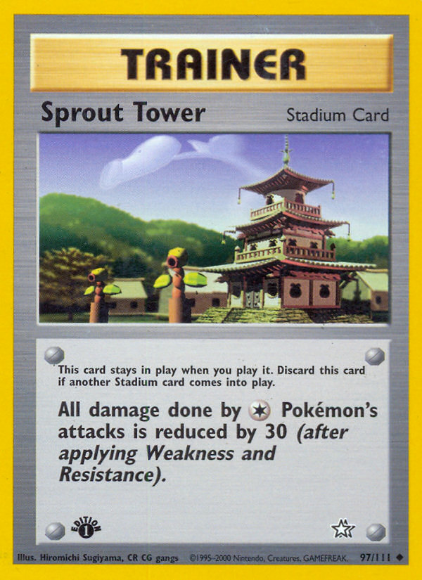 Sprout Tower (97/111) [Neo Genesis 1st Edition] | Exor Games Summserside