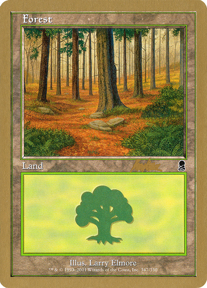 Forest (bk347) (Brian Kibler) [World Championship Decks 2002] | Exor Games Summserside