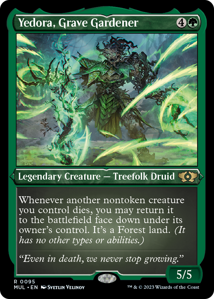 Yedora, Grave Gardener (Foil Etched) [Multiverse Legends] | Exor Games Summserside