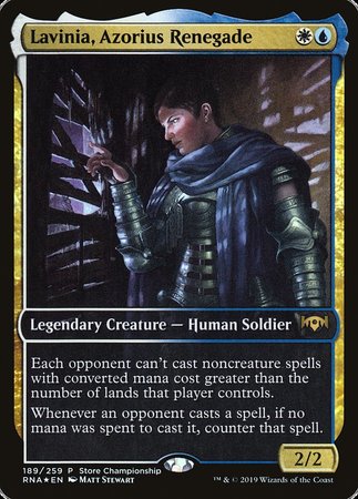 Lavinia, Azorius Renegade [Ravnica Allegiance Promos] | Exor Games Summserside