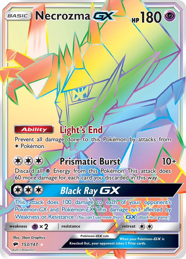 Necrozma GX (153/147) [Sun & Moon: Burning Shadows] | Exor Games Summserside