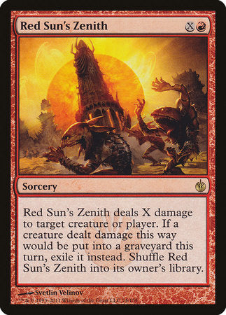 Red Sun's Zenith [Mirrodin Besieged] | Exor Games Summserside