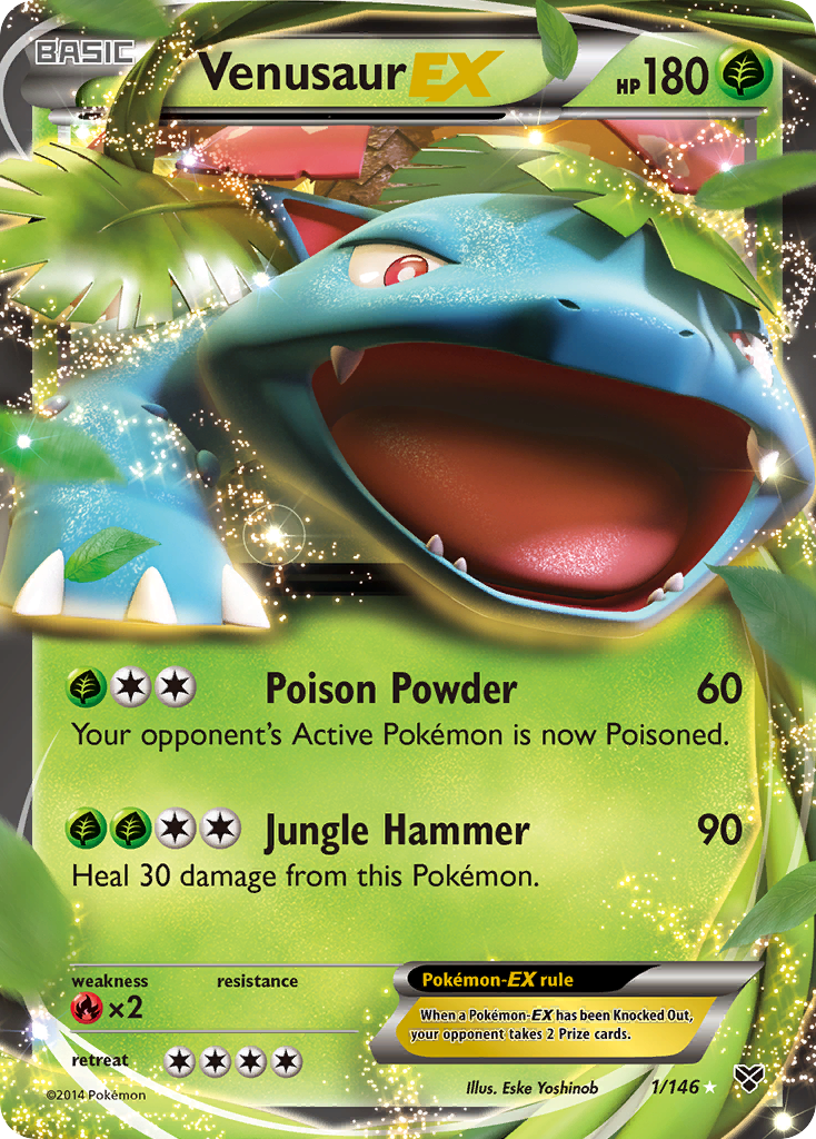 Venusaur EX (1/146) [XY: Base Set] | Exor Games Summserside