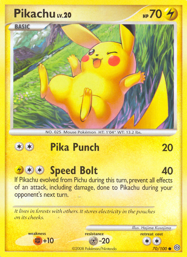 Pikachu (70/100) [Diamond & Pearl: Stormfront] | Exor Games Summserside