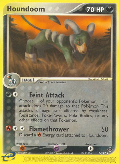 Houndoom (34/97) [EX: Dragon] | Exor Games Summserside