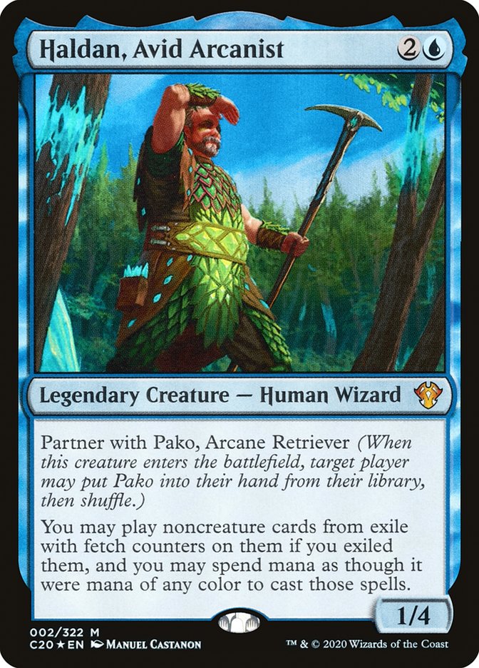 Haldan, Avid Arcanist [Commander 2020] | Exor Games Summserside