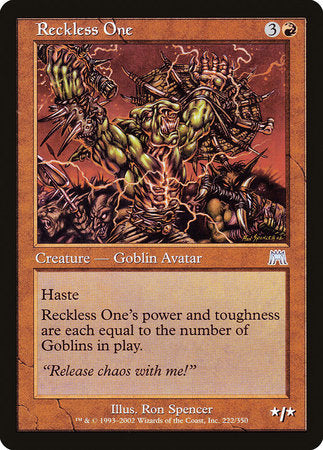 Reckless One [Onslaught] | Exor Games Summserside