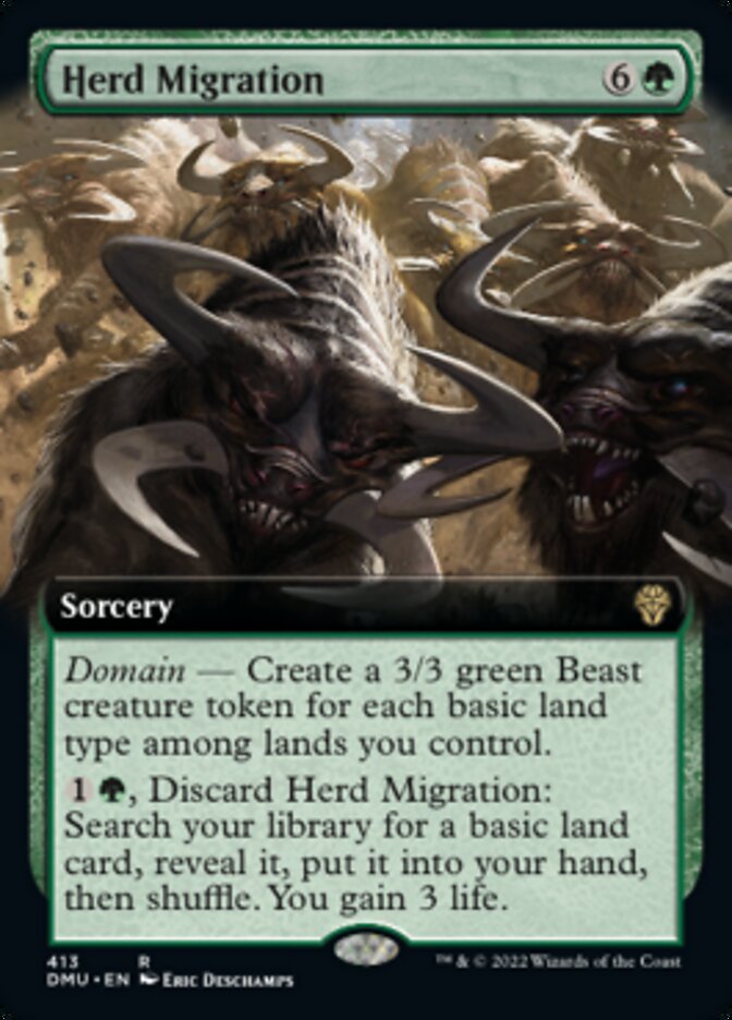 Herd Migration (Extended Art) [Dominaria United] | Exor Games Summserside