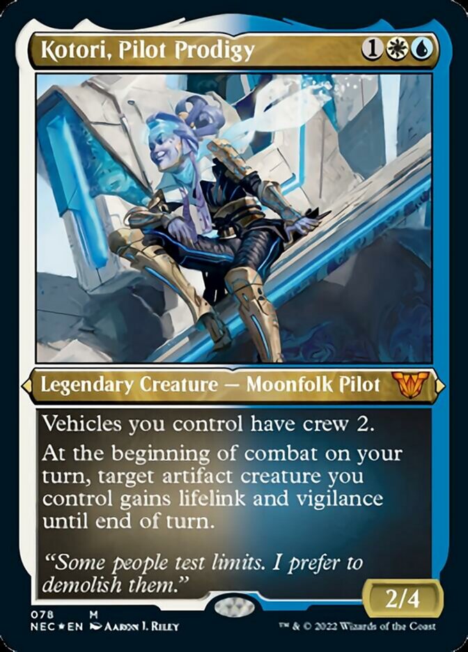 Kotori, Pilot Prodigy (Showcase Display Commander) [Kamigawa: Neon Dynasty Commander] | Exor Games Summserside