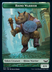 Treasure (017) // Rhino Warrior Double-sided Token [Streets of New Capenna Tokens] | Exor Games Summserside