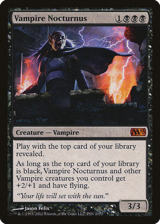 Vampire Nocturnus [Duels of the Planeswalkers 2012 Promos ] | Exor Games Summserside