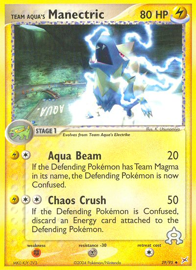 Team Aqua's Manectric (29/95) [EX: Team Magma vs Team Aqua] | Exor Games Summserside