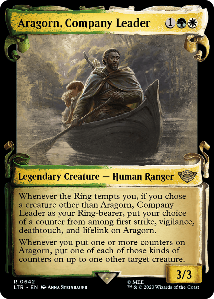 Aragorn, Company Leader [The Lord of the Rings: Tales of Middle-Earth Showcase Scrolls] | Exor Games Summserside