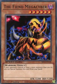 The Fiend Megacyber [SBCB-EN148] Common | Exor Games Summserside