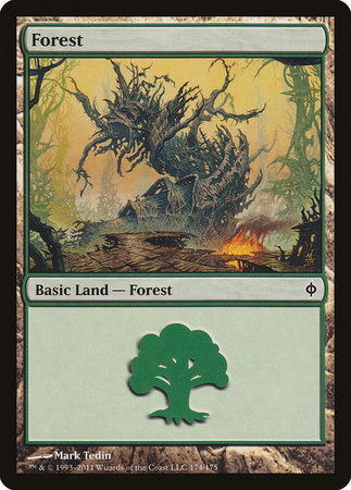 Forest (174) [New Phyrexia] | Exor Games Summserside