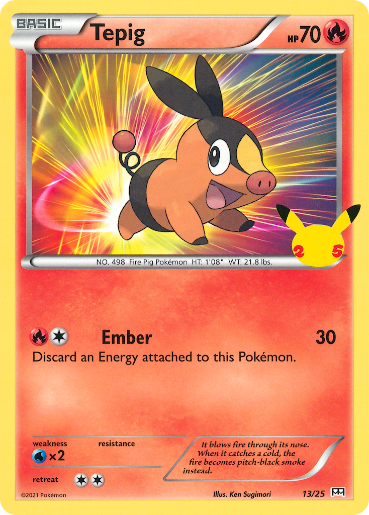 Tepig (13/25) [McDonald's 25th Anniversary] | Exor Games Summserside