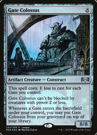 Gate Colossus [Ravnica Allegiance Promos] | Exor Games Summserside