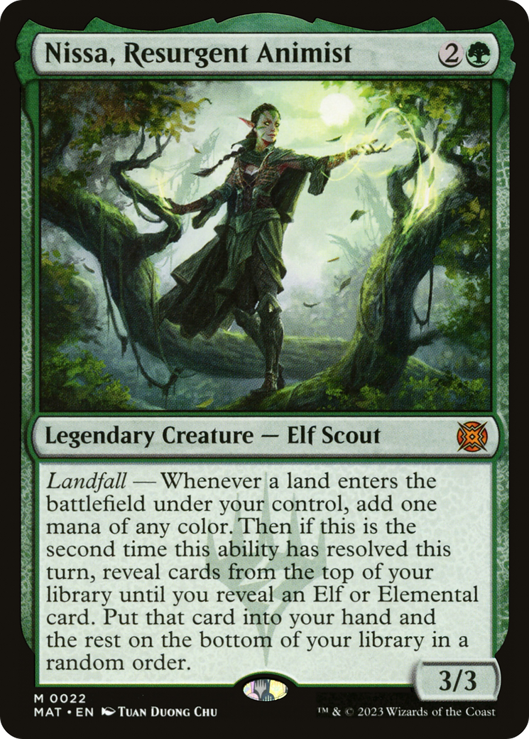 Nissa, Resurgent Animist [March of the Machine: The Aftermath] | Exor Games Summserside